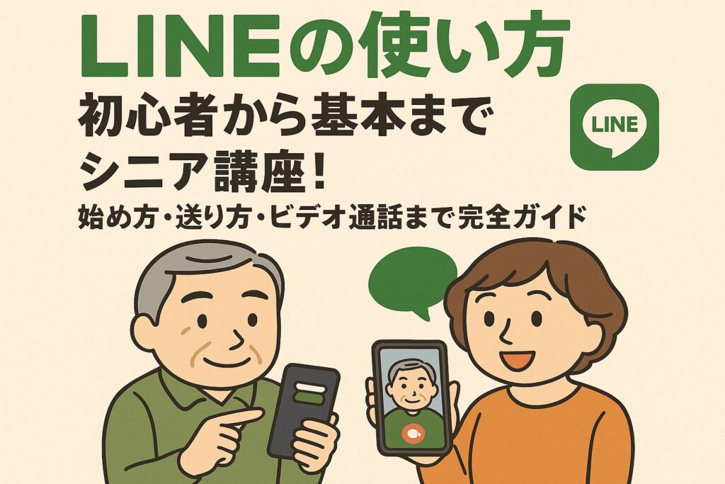 LINEの使い方|シニア向け基本操作ガイド【初心者OK】 | 【シニア向け】スマホ・パソコン活用術