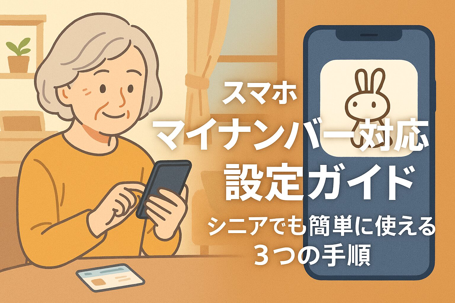 スマホ マイナンバー対応 設定ガイド｜シニアでも簡単に使える3つの手順