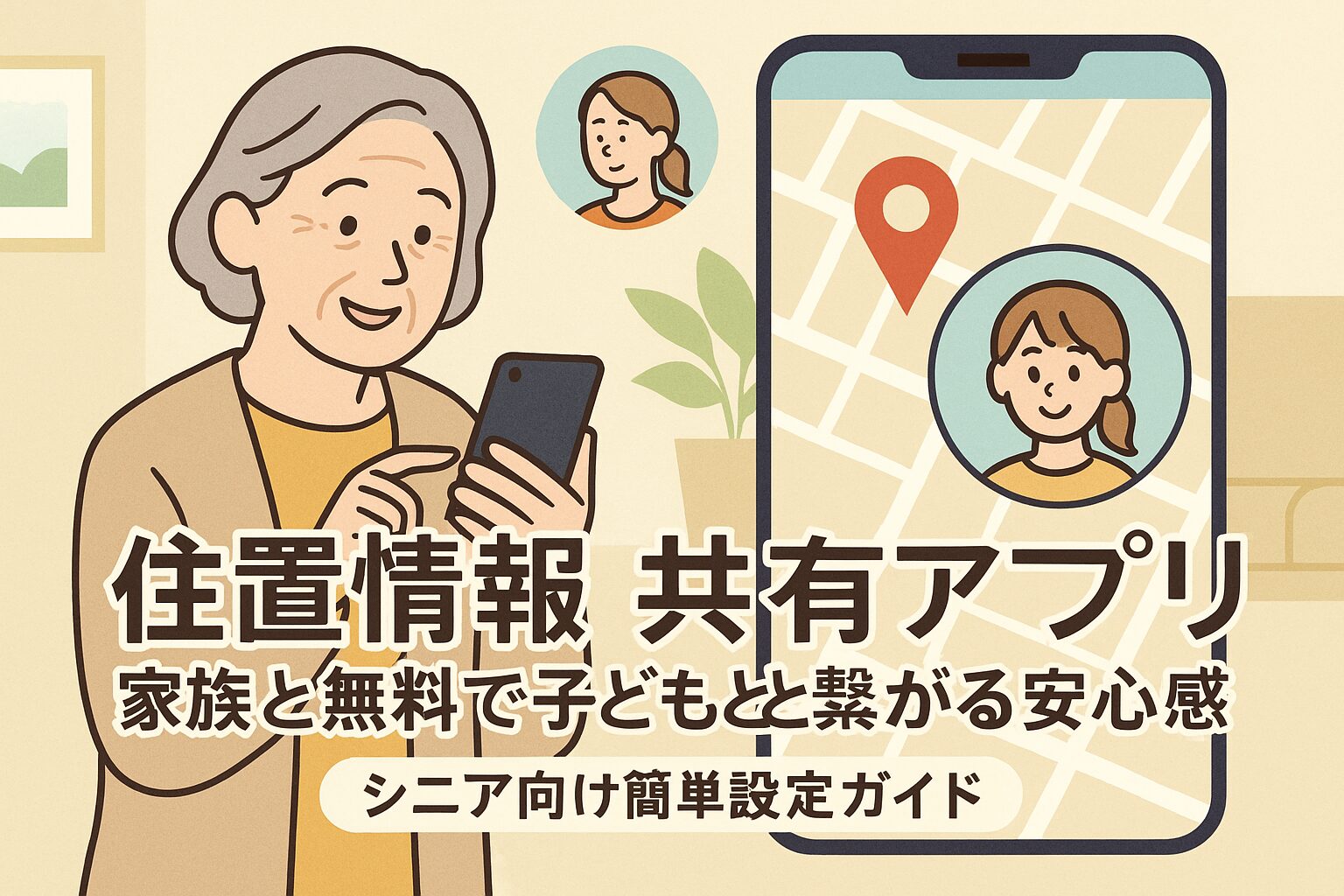位置 情報 共有アプリ 家族と無料で子どもと繋がる安心感｜シニア向け簡単設定ガイド