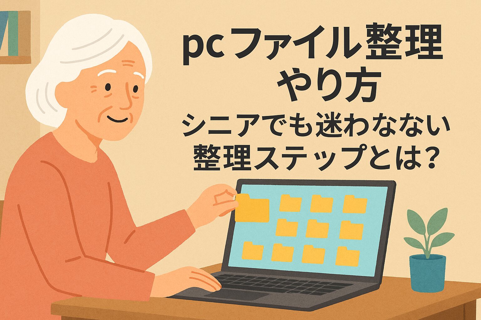 pc ファイルの整理のやり方は？シニアでも迷わない整理ステップ
