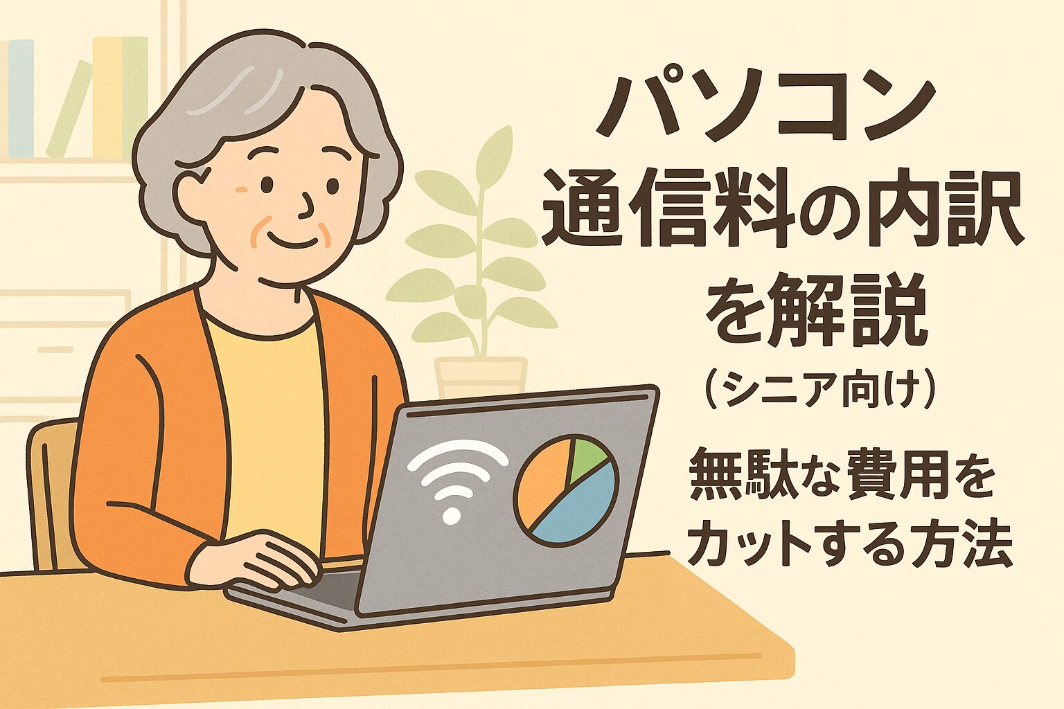 パソコン 通信料の内訳を解説（シニア向け）無駄な費用をカットする方法